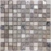 Mosaïque MALLA URALES Gris 30x30cm Ep.8mm