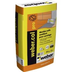 Mortier Colle Carrelage WEBECOL PRO Blanc Sac 5kg C2E