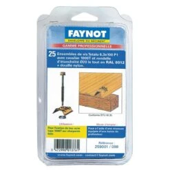 BLISTER 25 TIREFOND 8X120 AV COMPLETS