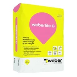 Enduit Monocouche WEBERLITE G 34-001 Blanc Cassé Sac 25Kg