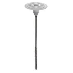 Chevilles à Visser Ø6x140mm Support Bois Pour Isolant 100 Boite 100