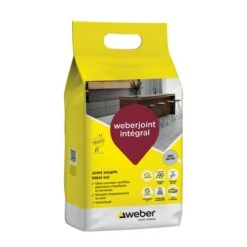 Mortier Joint WEBERJOINT INTEGRAL Gris Beton E08 Sac 5kg