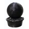 Fontaine BOULE Ø60cm H.65cm Noire -Construction Matériaux Magasin Photo 1072868