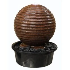 Fontaine BOULE Ø60cm H.65cm Corten