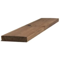 Lame Terrasse Pin Scandinave NCL Traité CL4 Brun Lisse 27x145mm