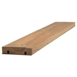 Lame Terrasse Pin Thermo-traité Lisse Bombée GRAD 26x119mm 2,40m