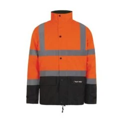 Coupe Vent De Pluie Haute Visibilité SKY 2 Orange/noir T.M