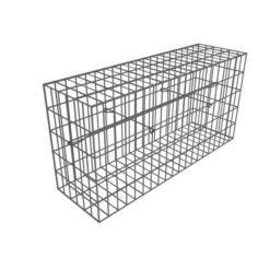 Kit Gabion Vide 100x50x50cm Maille 10x5cm Ø Fil 4,5mm Montage Spirales