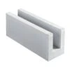 Bloc Béton Cellulaire COMPACT 20 TU Chaînage Horizontal 20x25x62,5cm -Construction Matériaux Magasin Photo 1155429