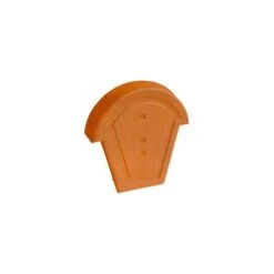 FRONTON FAITIERE 1/2 RONDE A RECOUVREMENT HP10 GRIS QUARTZ