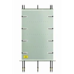 Couverture à Barres Sécurité Vert Amande Pour Piscine PREMIUM B-2.1