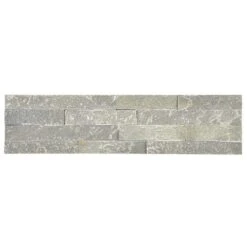 Parement Ardoise Sur Résine SLIM 14 10x40cm Ep.5/15mm Gris