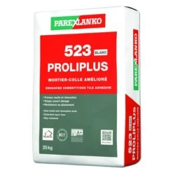 Mortier Colle Carrelage PROLIPLUS 523 Blanc Sac 25kg C2ET