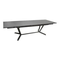 Table Alu époxy De Jardin FULL VITA Grey 180/230/280 X100cm
