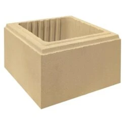 Elément De Pilier SANS JOINT Ton Pierre Lisse 29x29x16,7cm