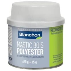 Mastic Bois De Rebouchage Polyester Pin 670g