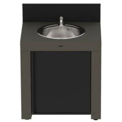 ENO Module Avec évier Acier Galva MODULO H.115cm L80cm P.60cm