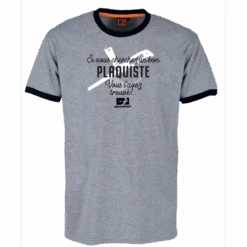 Tee Shirt De Travail PLAQUISTE Gris/chiné T.L
