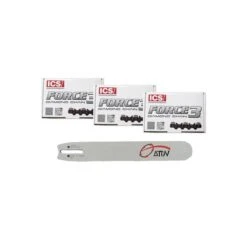 Seau 3 Chaines + 1 Guide ESAW Pour Tronçonneuse Béton