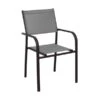 Fauteuil Alu époxy De Jardin DUCA Graphite Gris Perle -Construction Matériaux Magasin Photo 1437799