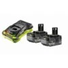 Batteries RYOBI RC1850-250X 18V 5Ah Kit 2 + Chargeur -Construction Matériaux Magasin Photo 1474153