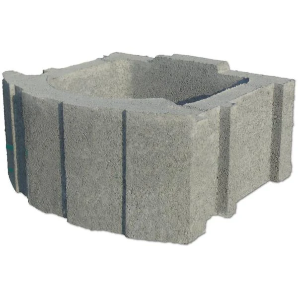 Bloc De Soutènement TALUROC Gris 55x50cm H.24cm 3 Bloc De Soutènement TALUROC Gris 55x50cm H.24cm