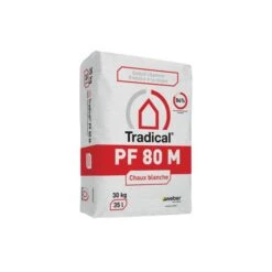 Chaux Blanche Tradical PF80M FL A 2 Sac 30kg