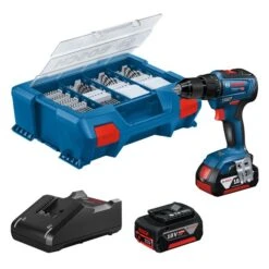 Perceuse-visseuse + Coffret L BOXX GSR 55 18V 4Ah + Chargeur