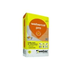 Mortier Colle Carrelage WEBERCOL PRO Gris Sac 25kg C2E