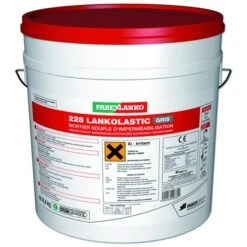 Mortier Souple Imperméabilisation 228 LANKOLASTIC Gris Kit 14,4kg
