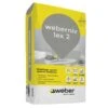 Mortier Ragréage Sol WEBER NIV LEX 2 Gris Ciment Sac 25kg