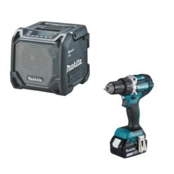Perceuse Visseuse DDF484RTX6 + 2 Batteries 5Ah + Ht Parleur DMR202B
