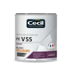 Peinture Acrylique Velours V55 EXPERT Blanc 0.5L