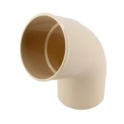 Coude Mâle/femelle PVC Ø100 67° Dev33 Sable UCT6GTS