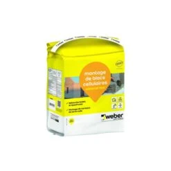 Mortier Colle Béton Cellulaire WEBER CEL BLOC Sac 5kg