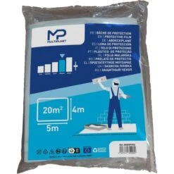 Bâche De Protection épaisse GROS TRAVAUX 4x5m