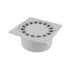 SIPHON De Cour PVC GRIS CLAIR SC089G 20x20cm -Construction Matériaux Magasin Photo 316372
