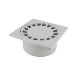 SIPHON De Cour PVC GRIS CLAIR SC089G 20x20cm