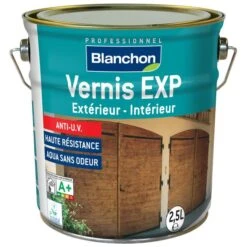 Vernis Bois EXP Intérieur/extérieur PU Phase Aqueuse Brillant 2,5L