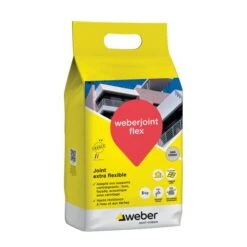 Mortier Joint WEBER JOINT FLEX Gris Ciment Sac 5kg