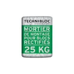 Mortier Colle Blocs à Joints Minces TECHNIBLOC Sac 25Kg