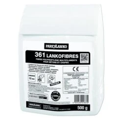 Fibre Polypropylène Pour Béton 361 LANKOFIBRES Sachet 500g