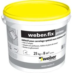 Adhésif WEBER.FIX PRIMO Blanc Seau 25kg D1ET