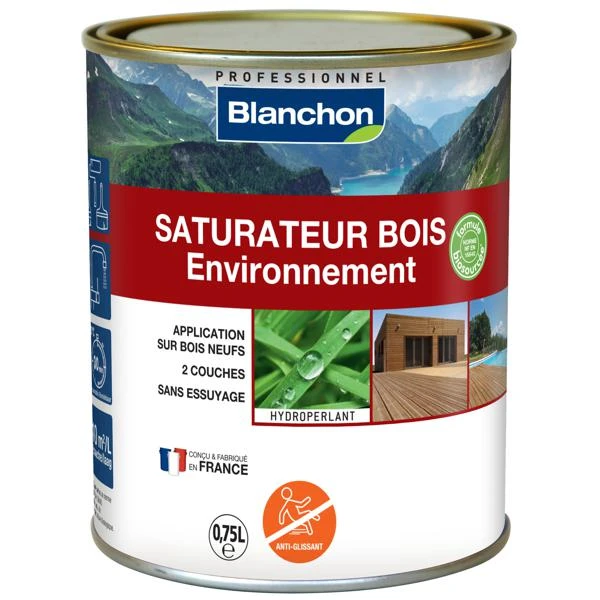 Saturateur Bois Extérieurs ENVIRONNEMENT Phase Aqueuse Foncé 0,75L 3 Saturateur Bois Extérieurs ENVIRONNEMENT Phase Aqueuse Foncé 0,75L