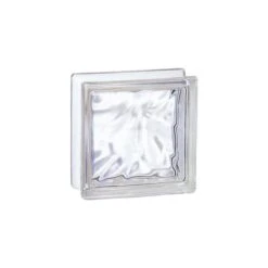 Brique De Verre 248 Nuagée Incolore 24x24x8cm