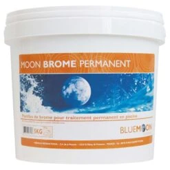 Pastille De Brome Pour Piscine MOONBROME Désinfectant 20G Bidon 5 Kg