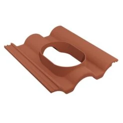 TUILE A DOUILLE UNIVERSELLE DUROVENT PLEIN CIEL ROUGE