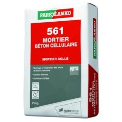 Mortier Colle Béton Cellulaire 561 Blanc Sac 25kg