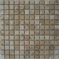 Travertin Mosaique Rustic Chiaro Vieilli 2,3x2,3cm Ep.1cm