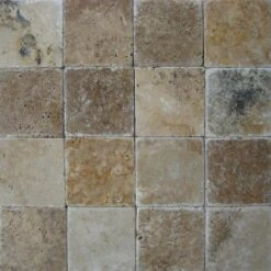 Travertin Rustic Vieilli 20x20cm Ep.1cm